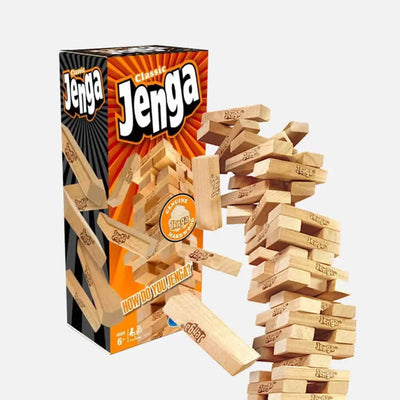 Jenga Classic Wooden Block Game