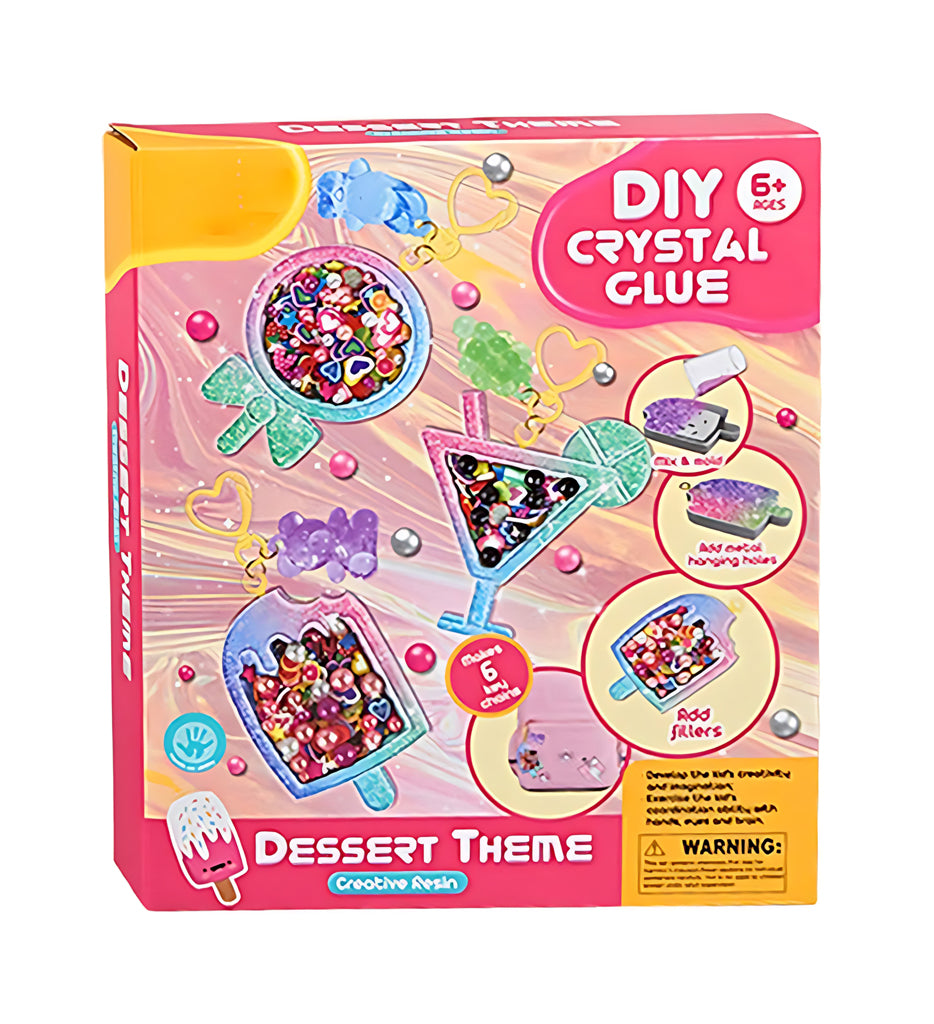 DIY CRYSTAL GLUE DESSERT THEME
