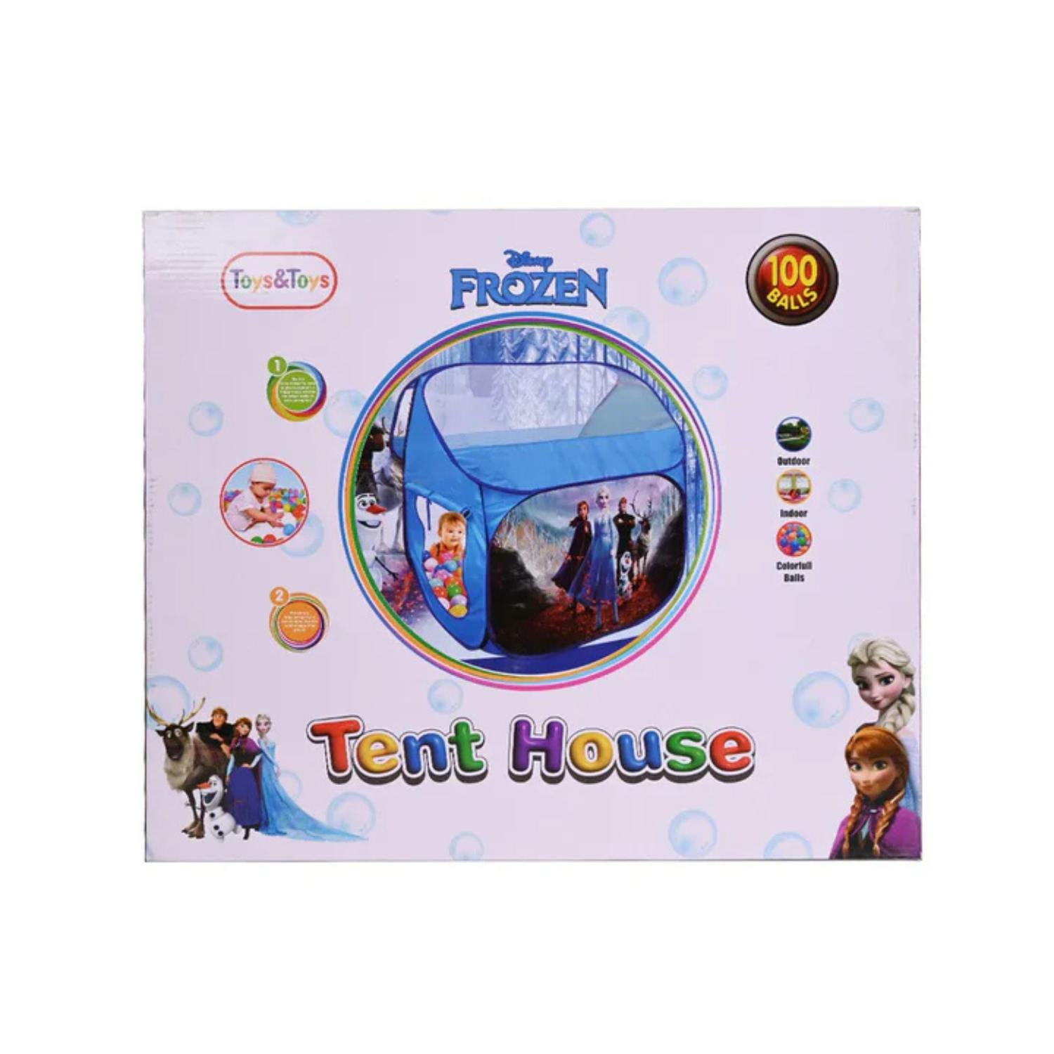 Frozen Tent House 100 balls