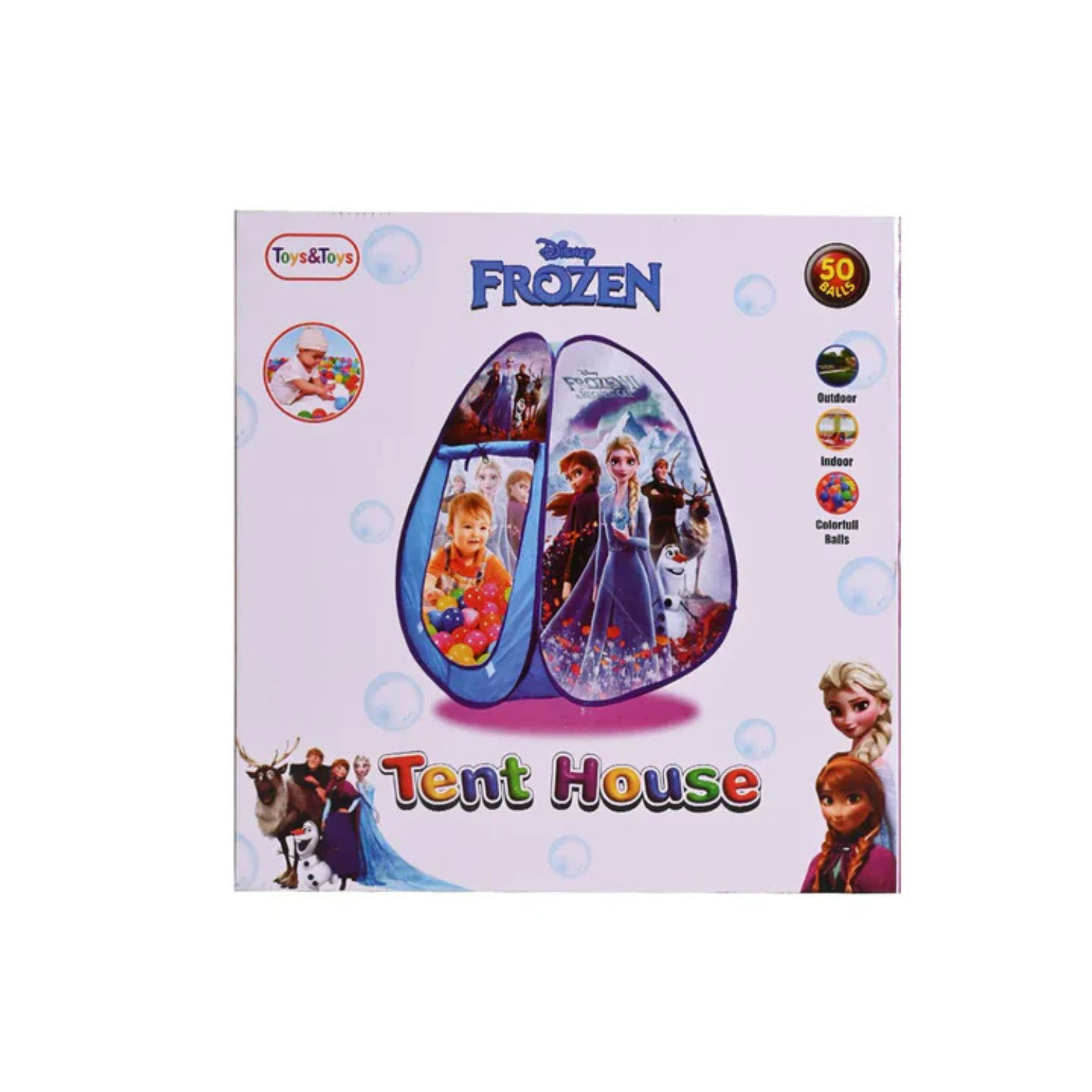 Frozen Tent House 50 balls