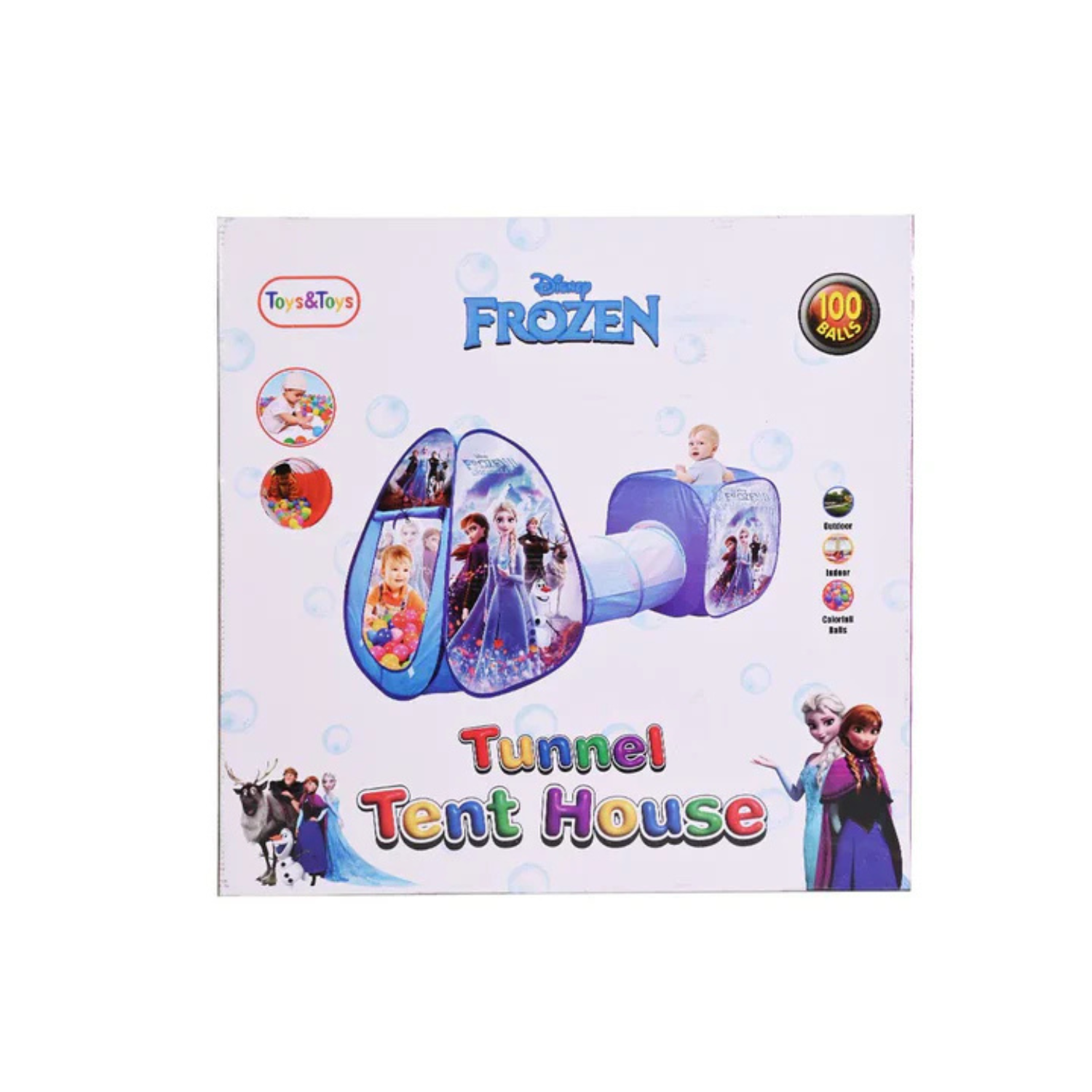 Frozen Tunnel Tent House 100 balls