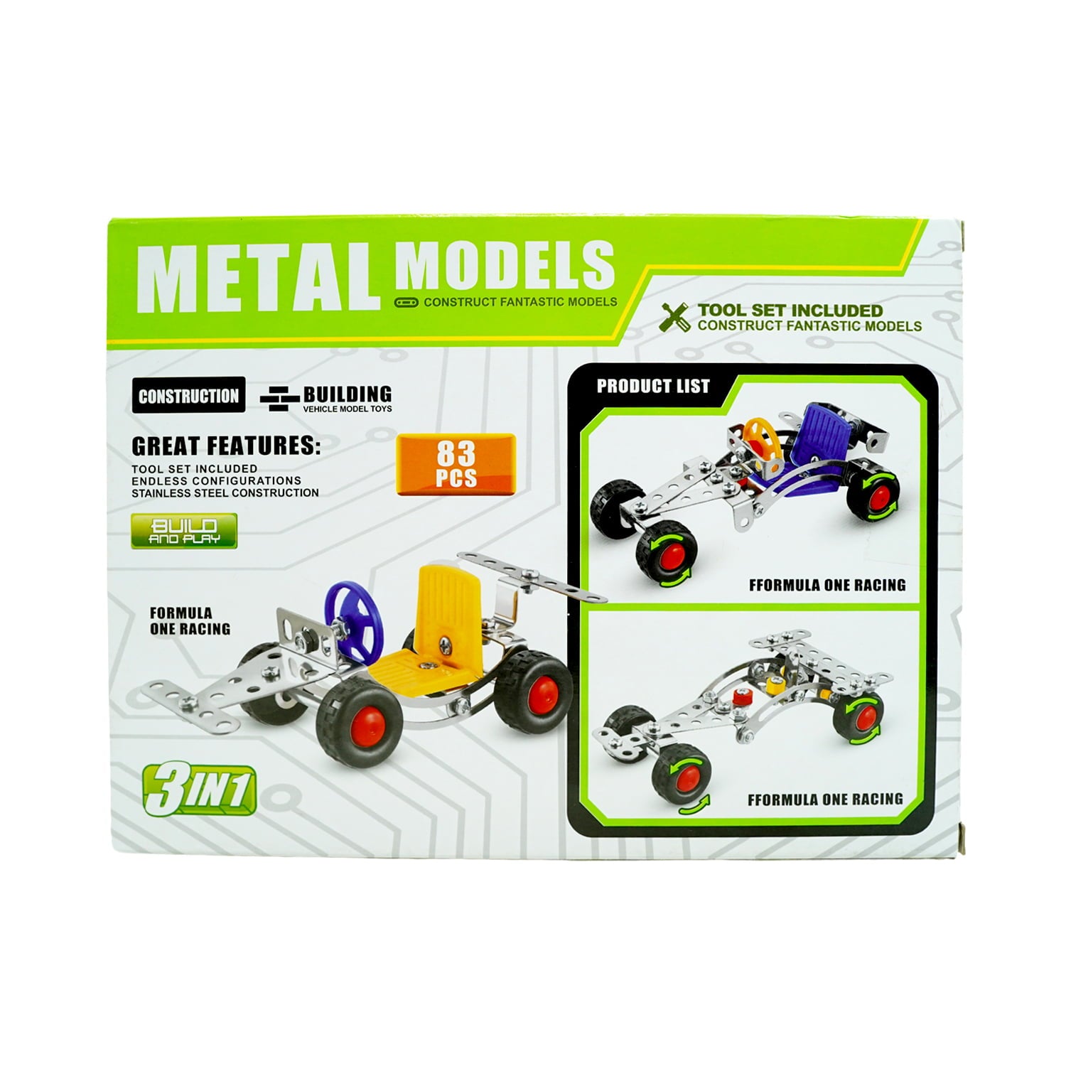 Metal model block set