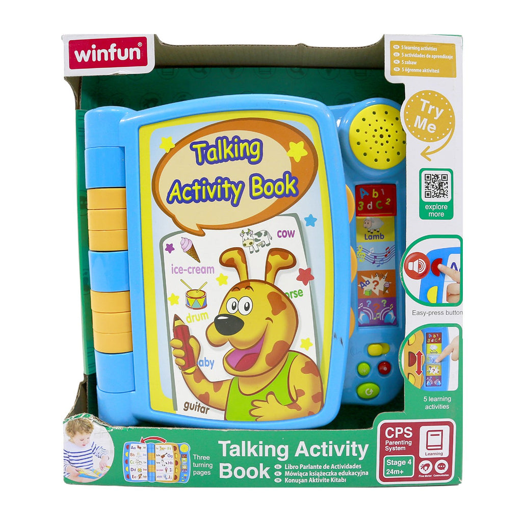 Talking activity book